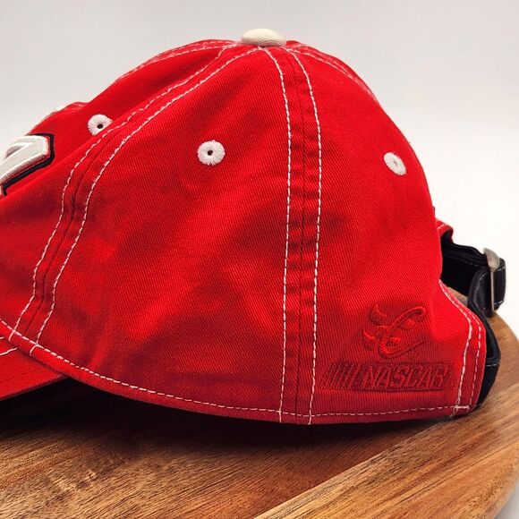 NASCAR Racing #14 Baseball Cap Tony Stewart Red Hat Strap Back Chase Authentics - Picture 5 of 9